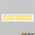 decalcomanie &quot;Electronic&quot; dei carter Peugeot 103 giallo