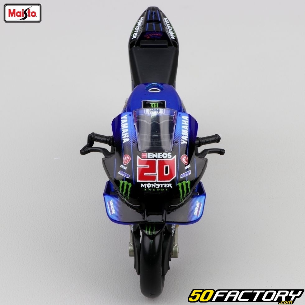 Maisto - Yamaha Factory - Moto GP Racing - #20 Fabio Quartararo - Réplique  Moto - Echelle 1/18 - Nouveauté FA 2022 - Véhicule De Collection - Miniature  pour enfant : : Jeux et Jouets