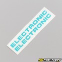 decals &quot;Electronic&quot; of crankcases Peugeot 103 ocean greens