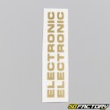 decals &quot;Electronic&quot; of crankcases Peugeot 103 or