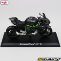 Miniatura de motocicleta XNUMX/XNUMXth Kawasaki Ninja HXNUMXR Maisto