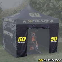 Partition with door for paddock tent 50 Factory black (individually)