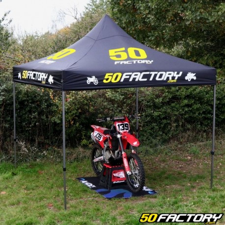 Tente paddock 50 Factory - Équipement stand moto cross, enduro, quad