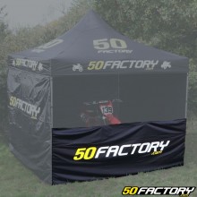 Half partition for paddock tent 50 Factory black (individually)