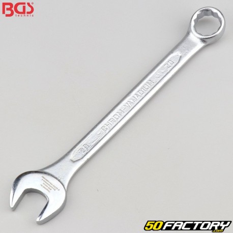 Combination spanner 20 mm BGS gray satin