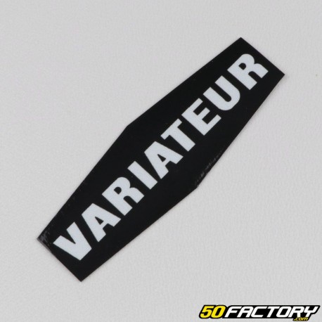 Variator cover sticker Peugeot 103 gray