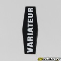 Variator cover sticker Peugeot 103 gray