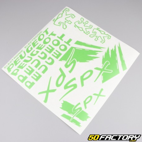 Decoration  kit Peugeot 103 SPX apple green V1