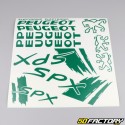 Dekor kit Peugeot 103 SPX grün V1