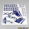 Dekor kit Peugeot 103 SPX dunkelblau V1