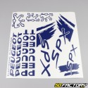 Decoration  kit Peugeot 103 SPX dark blue V1