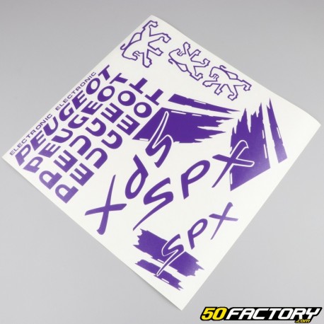 Decoration  kit Peugeot 103 SPX dark purple V1