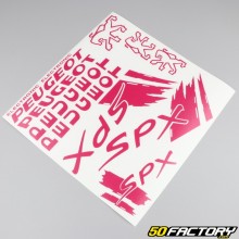 Kit decorativo Peugeot 103 SPX rosa chiclete V1