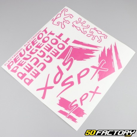 Decoration  kit Peugeot 103 SPX pink V1