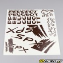 Dekor kit Peugeot 103 SPX braun V1