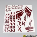 Kit decorativo Peugeot 103 SPX V1 Borgonha