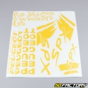 Kit decorativo Peugeot 103 SPX amarelo V1