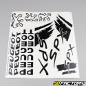 Dekor kit Peugeot 103 SPX schwarz V1