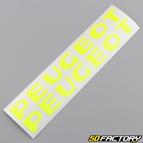 Decalcomanie coperchio motore Peugeot 103 giallo fluorescente