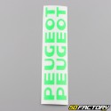 Engine cover decals Peugeot 103 neon greens