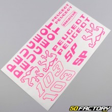 Kit decorativo Peugeot 103 SP neon rosa V2