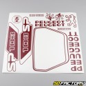 Kit decorativo Peugeot 103 SP V2 Borgonha