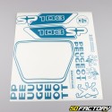 Kit decorativo Peugeot 103 SP azul turquesa V2