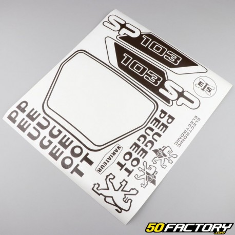 Kit decorativo Peugeot 103 SP marrón V2