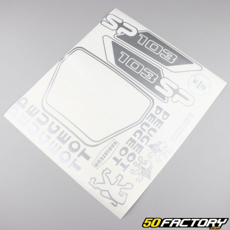 Kit decorativo Peugeot 103 SP prata V2