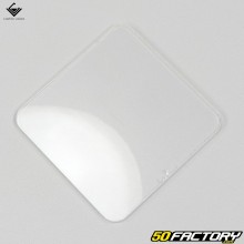 Enduro motorcycle license plate transparent plate 100x100 mm square (per unit)