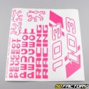Standard graphic kit Peugeot 103 RCX Racing neon pink