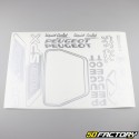 Decoration  kit Peugeot 103 SPX silver V2