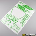 Kit grafiche adesivi Peugeot 103 SPX verde erba V2