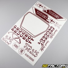 Kit decorativo Peugeot 103 SPX V2 Borgonha