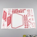 Kit decorativo Peugeot 103 SPX vermelho V2