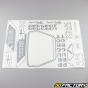 Decoration  kit Peugeot 103 SPX gray V2
