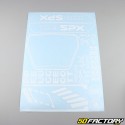 Decoration  kit Peugeot 103 SPX white V3