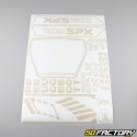 Kit grafiche adesivi Peugeot 103 SPX V3 beige