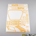 Kit grafiche adesivi Peugeot 103 SPX giallo dorato 3