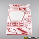 Decoration  kit Peugeot 103 SPX red V3