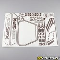 Kit grafiche adesivi Peugeot 103 SPX marrone V3