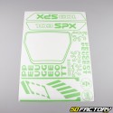 Kit grafiche adesivi Peugeot 103 SPX verde mela V3