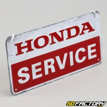 Plaque émaillée Honda Service 10x20 cm