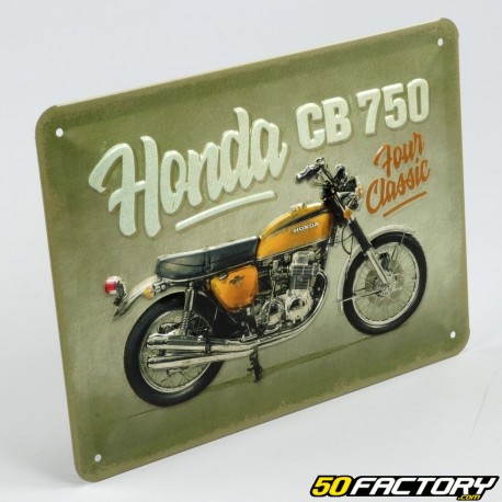 Sinal de esmalte Honda CB750 15x20 cm
