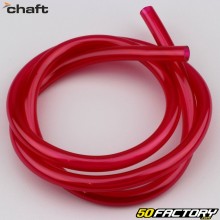 Tubo flessibile carburante 6 mm Chaft rosso (1 metro)