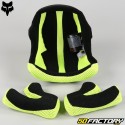 Capacete cross Fox Racing V1 Xpozr preto e amarelo neon