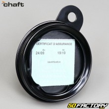 Black Chaft round sticker holder