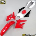 Verkleidungssatz Derbi Senda  DRD Xtreme, Gilera SMT, RCR  (XNUMX - XNUMX) Fifty  rot und weiß