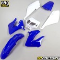 Kit de carenagem Derbi Senda,  Gilera SMT,  RCR (2000 - 2010) Fifty azul e branco