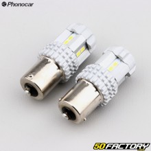 Ampoules de clignotant ou de feu BA15S 12V 5.3W Phonocar leds (lot de 2)